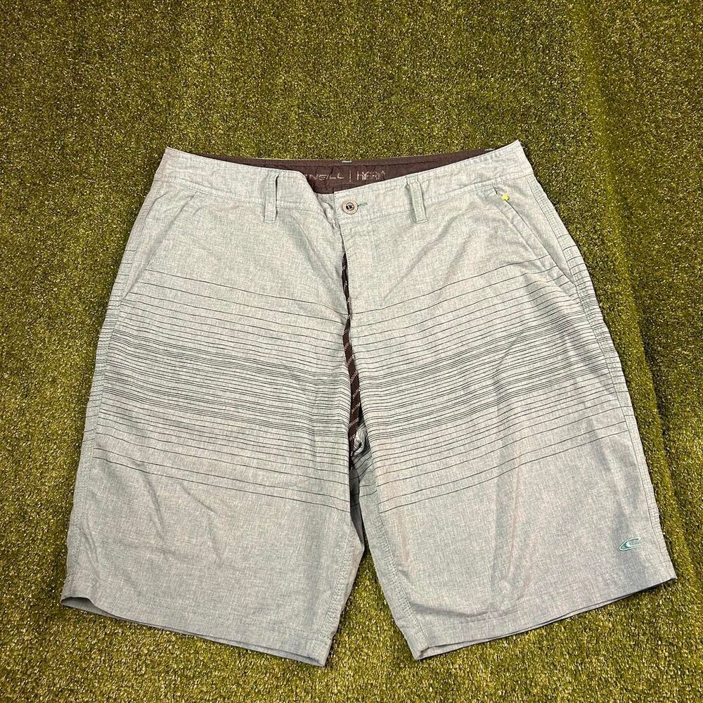 O-neill Men's Grey and Blue Shorts